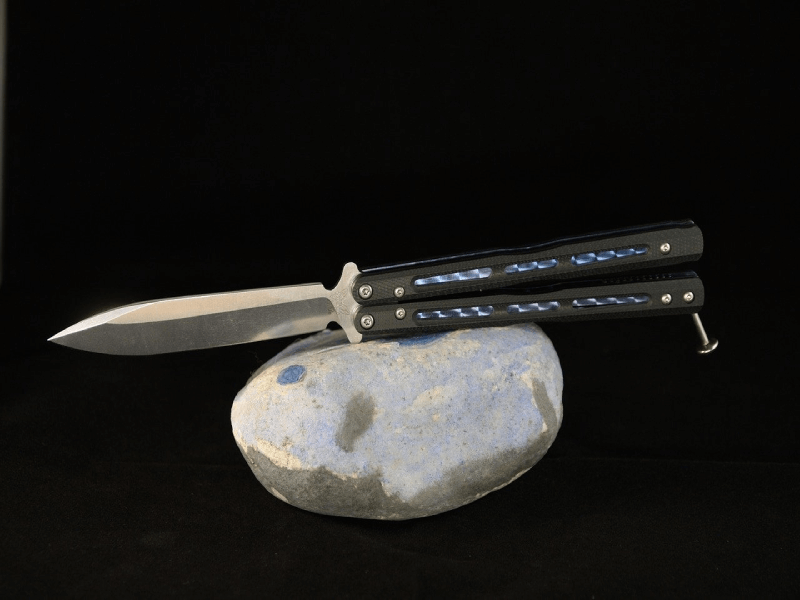Pocket Knife on a stone 